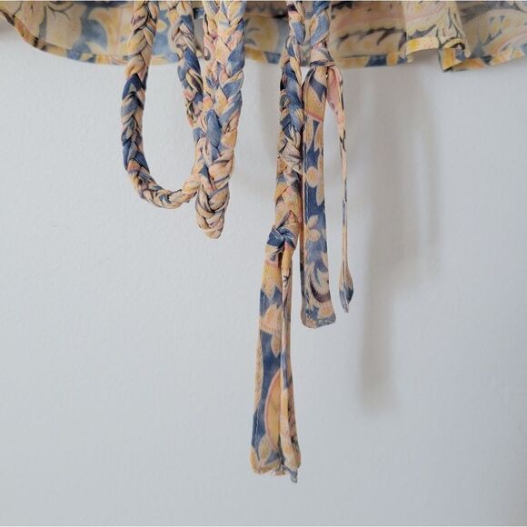 NWOT Veronica Beard Arienne Paisley Silk Halter Top - Picture 8 of 10